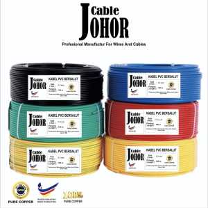 Kabel Listrik Johor Original 100% Made in Malaysia 1.5mm & 2.5mm panjang kabel 100m SNI