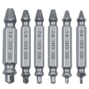 BJ🔩🔧🔗 6 cái bị hư hỏng vít extractor khoan Bit Set dễ dàng đưa ra bị hỏng vít