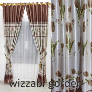 Gorden ruang tamu model terbaru lengkap pintu dan jendela bahan blackout imfort mewah tebal bagus