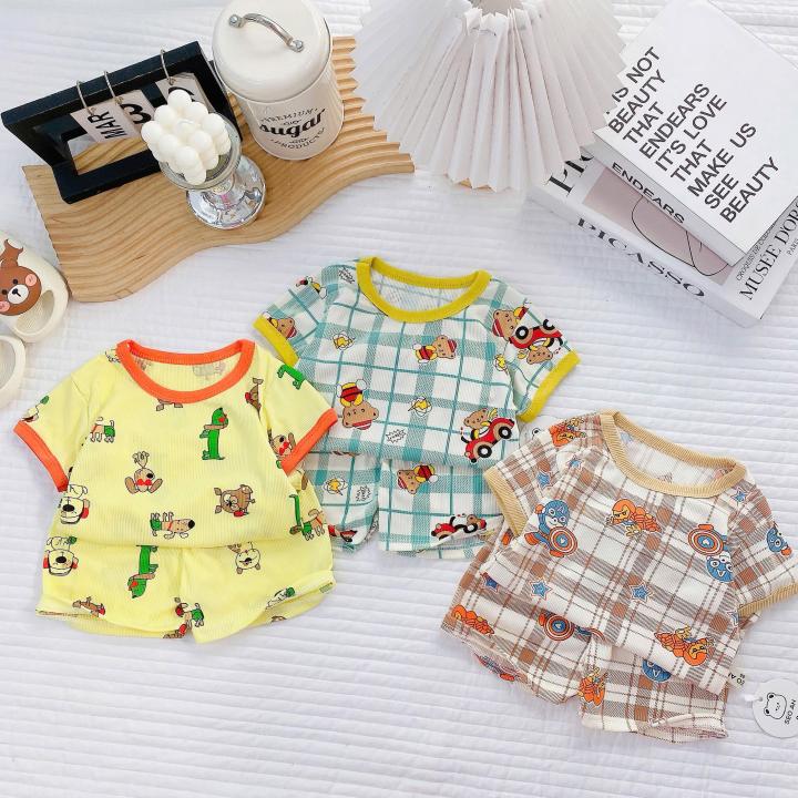 Baby%20Boy%20&%20GIRL%20%20Clothes%20Sets%20baju%20baby%20comel%20Suits%20Summer%20Baby%20Toddler%20Sleeveless%20T-shirt%20Kids%20Shorts%207kg%20-%2018kg%20-%20Image%207