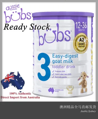 [Ready Stock EXP: 11/2027] Australia Import Bubs Goat Milk Formula Step 3 Toddler Baby Milk ( 1 Years + ) 800g