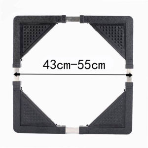 4 Foot Wheel Adjustable Bracket Stand Furniture Moving Equipment (washing machine refrigerator)