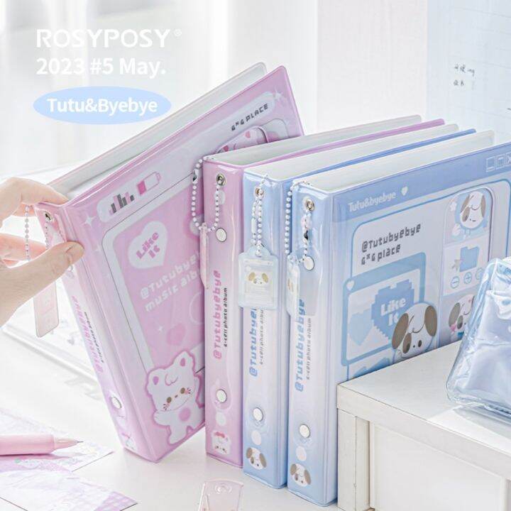 Kawaii Photocard Binder Set Organizer Kpop Stationery 160 Pockets Polco ...