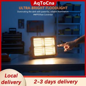 [COD] AqToCna Ship within 24 hours 1PC LED Solar Floodlight USB Charging Waterproof Portable Emergency Light for Outdoor Travel Camping Use