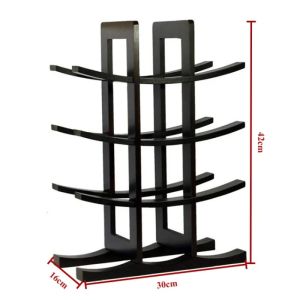 xpkQ Modern Creative Wine Rack Wooden Multi‑layer Ornament Bar Wine Rack Anti‑slip Design Wine Holders Durable Construction Barware 8K3Q7