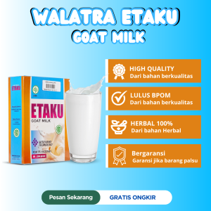 Susu Etawa Asli Original / Susu Kambing Etawa asli / Bukan Susu Etawalin Original / Bukan Etawaku Asli Original / Walatra Etaku Goat Milk Asli Original