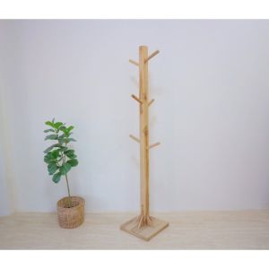 ราวต้นไม้ ราวต้นไม้เเขวนหมวก ที่แขวนหมวกไม้ ที่แขวนหมวกแขวนกระเป๋า