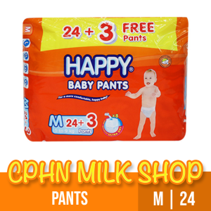 Happy Pants Baby Diapers Medium 24
