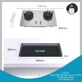 TitoCY POWERGUY  Flip and Folding  Dual  and Triple Stove Burner Tempered Glass & Stainless gas stove desktop embedded dual-purpose clamshell gas stoves for home. 