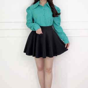 SV 6412 - Wrinkle Shirt | Silvervogue | Atasan Katun Wrinkle Pakaian Kasual Wanita