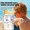🔥 Sunscreen Anak Spf50+ PA+++ Sunblok Wajah dan Badan Lotion Anak Tabir Surya Krim Pelindung Tubuh Anak Dari Sinar UV Pentingnya musim panas untuk melindungi kulit anak-anak dan tumbuh dengan sehat Pembaruan baru Lebih banyak perlindungan matahari 40g. 