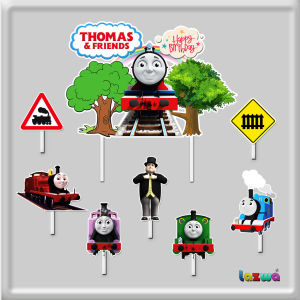 Topper cake thomas kereta hiasan kue