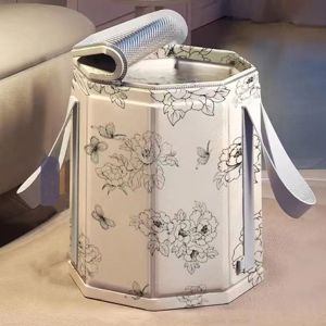 KECTTIO Collapsible Foot Bath Soaking Bucket Knee High Cover Heat Preservation Foot Bath Tub Foot Spa Basin Large Capacity Foot Soaking Tub Deep Soaking