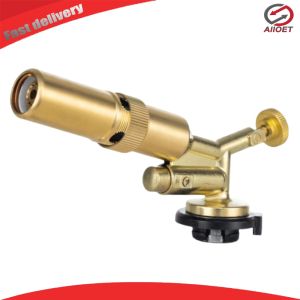 【Alloet】 Outdoor Camping & Hiking Stove with Metal Welding Torch 1300 F Flame Butane Burner Compact and Efficient