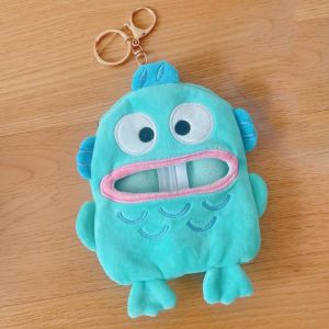 DIRKI Paper Box Hangyodon Pendant Ugly Fish Doll Toy Plush Tissue Box Soft Funny Design Plush Stuffed Keychain Paper Napkin Case