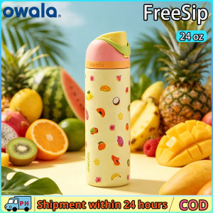 ready stock Original Owala FreeSip 24 oz Just Ripe Stainless Steel Water Bottle Insulated Leak  Proof BPA -Free