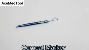 GREATLH Ophthalmic Corneal Marker Titanium Alloy Horizontal Marker Non-slip Handle Eyelid Surgical Tool Ophthalmic