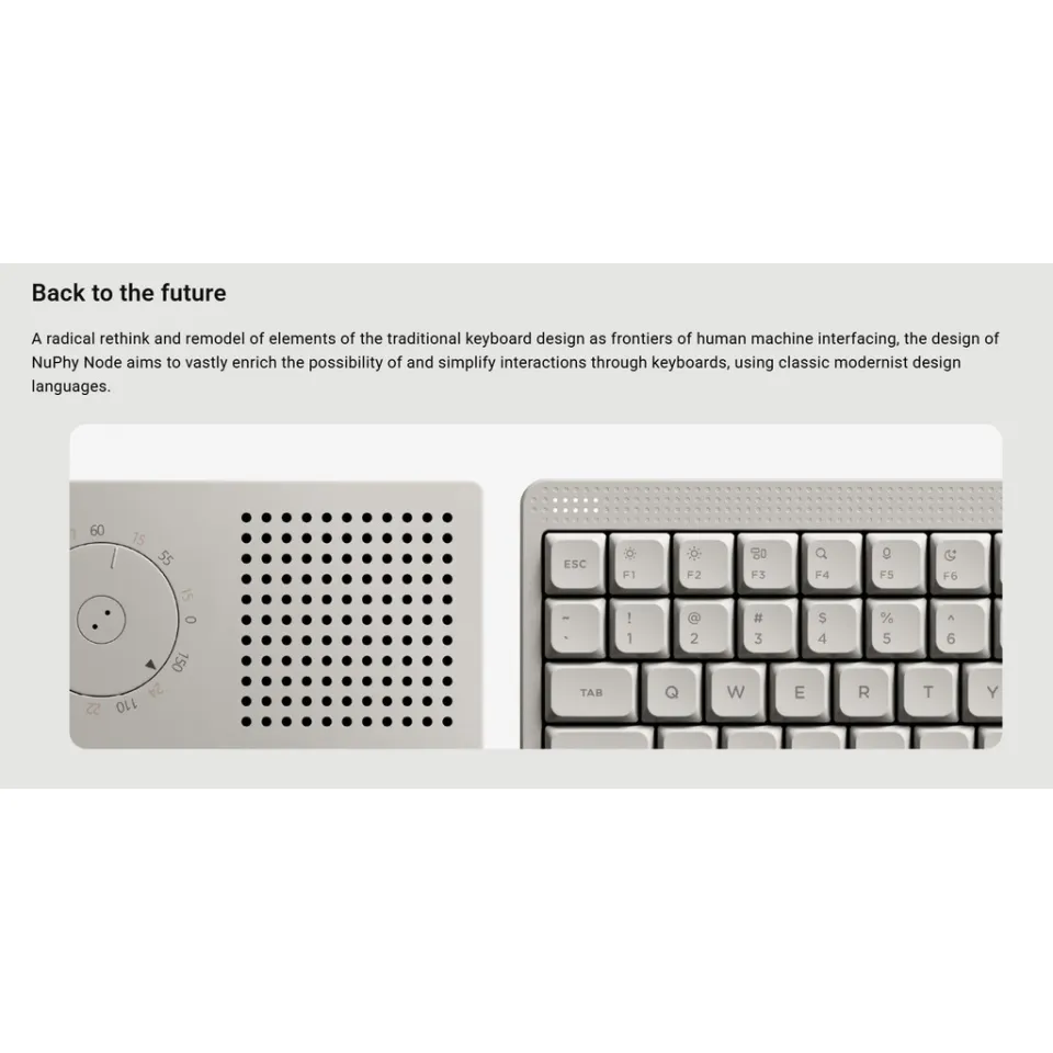 NuPhy Node75 Tri Mode Wireless Mechanical Gaming Keyboard | Lazada