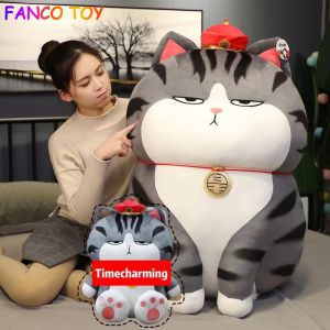 Tik Tok 35/45/55cm The Emperor Cat Stuffed Animal Toy Popular Cat Plush Toy My King Cat Cute Plush Toys Sofa Decor Cute Gift for Kids