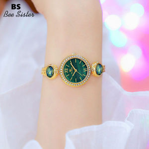 BS Ong Em Gái Đồng Hồ Nữ Thời Trang Bán Chạy 1649 Đồng Hồ Thạch Anh Chống Nước Dây Đeo Bằng Thép Không Gỉ Thường Ngày Phụ Nữ Thanh Lịch Kim Cương Rhinestone Đồng Hồ Đeo Tay Quà Tặng Cho Phụ Nữ