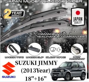 🔥WIPER🔥 japan silicone wiper (18+16) for SUZUKI JIMMY (2013Year)