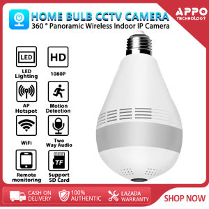 V380 PRO IP CAM Wireless WIFI Network Security Bidirectional Audio Home Monitor CCTV 360 ° Panorama Bulb CCTV Camera