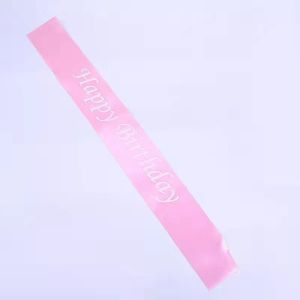 Happy Birthday Sash Selempang Birthday Party Decoration Gifts for Birthday Girls and Boys