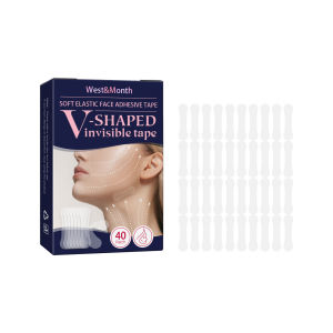40Pcs Face Lift Tape Invisible Stiker Wajah Anti Kerut V Perban Wajah Sticker Garis Wajah