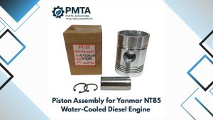 Piston Assembly for Yanmar NT85 Water-Cooled Diesel Engine Piston with Pin & Clips 85mm Standard
