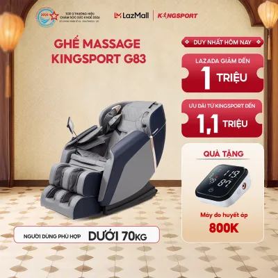 Miễn phí lắp đặt | Ghế Massage KINGSPORT G83 Công Nghệ Làm Ấm Warmtech 5 Bài Massage Chuyên Nghiệp