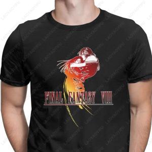 [Local Stock] HBESTY  FF VIII Tshirts Mens Leisure Shirts O Neck Final Fantasy Video Game Printed T-shirt High Quality Cotton Clothes Birthday Gift
