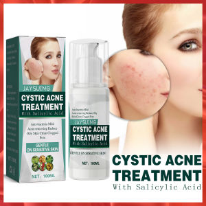Jaysuing Cystic Acne Treatment Face Creams Acne Pimple Acne Treatment Cream Facial Acne Cream Salicylic Acid Effective Facial Skin Care Pimple Remover Tools Whitening Oil Control Shrink Pores Dark Spots Gel Refresh Care 100ml