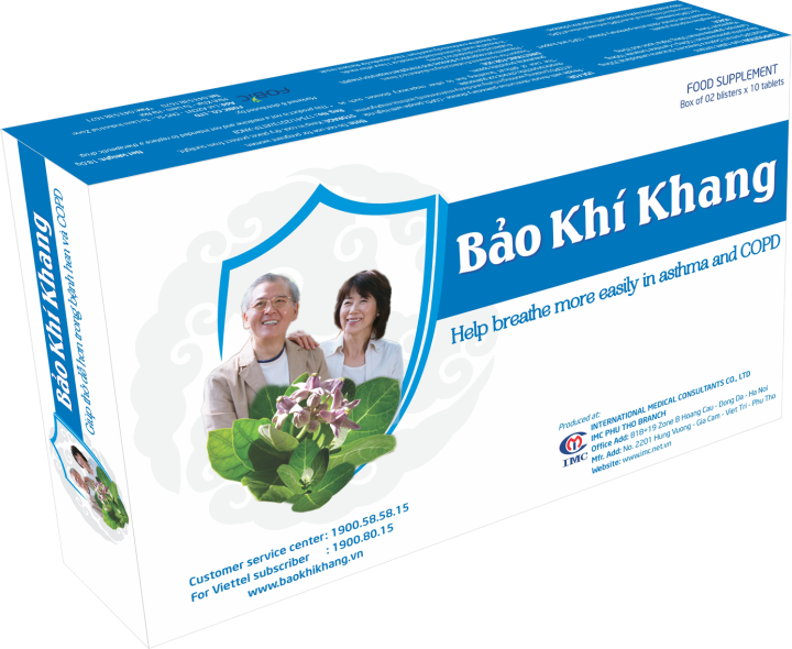 Viên Uống BẢO KHÍ KHANG - Giúp Giảm Ho Khang, Dễ Thở Hơn Trong Bệnh Hen ...