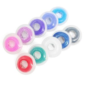 1 rolls Elastic Rubber Power Chain Rubber Band Long Short Closed Elastic Ultra Power Chain High Strength