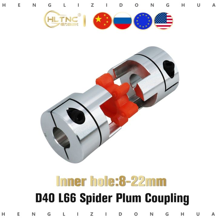 1x 5-16mm Claw Type Elastic Flexible Plum Coupling Servo Motor Connector D30L35 - Foto 3