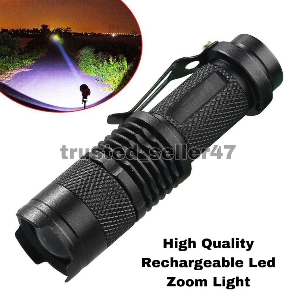 High Power Rechargeable Waterproof Zoomable LED Torch Light XPE+COB USB Charge Flashlight_voghion.com