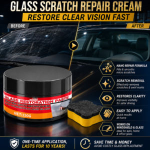 Car Glass Scratch Remover Glass Polishing Compound High Efficiency Repair Windshield Scratch Fix Automotive Restoration