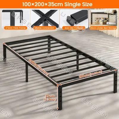 Luxury Iron Bed Frame Metal Bed Frame With Headboard Thicken Steel Bed Frame Iron Bedstead Home