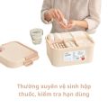 Hộp Đựng Thuốc Gia Đình INOCHI Okina 7.2L – Kháng Khuẩn, Khử Mùi, Bảo Quản An Toàn, Thiết Kế Tối Ưu. 