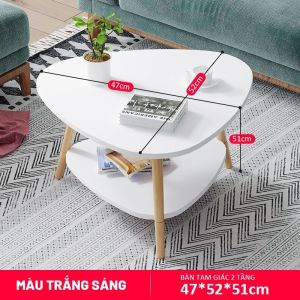 ⚡⚡Bàn Hình Vuông Nhỏ Trang Trí Nội Thất Cho Phòng Khách Phòng Ngủ Thiết Kế Thông Minh Bo Trong Góc An Toàn Khi Sử Dụng