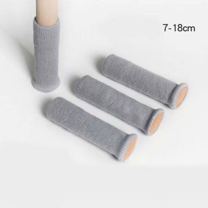 4pcs Kaus Kaki Meja Kursi / Alas Kaki Meja Anti Slip Anti Gores / Penebalan Ganda Senyap Anti Slip