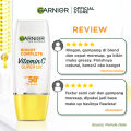 (PAKET HEMAT) Garnier Bright Complete Vitamin C Super UV Sunscreen SPF50+/ PA+++ Natural Finish Skin Care - 30ml (Sunblock Untuk Kulit Cerah Terlindungi). 