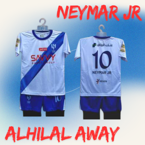 COD/ setelan baju alhilal after market/baju sepakbola neymar jr anak laki laki