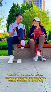 BUY 1 FREE 1Strengthen Leg Strength Resistance Band For Seniors/Yoga Fitness/Digital Elastic Band/Resistance For Childrens Dance/Training Resistance Band/Leg Extension 中老年强健腰腿抗阻带[Fast Shipping]