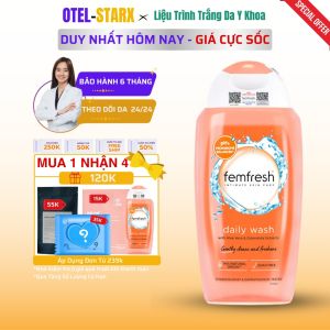 Dung Dịch Vệ Sinh Phụ Nữ Femfresh Cao Cấp Hằng Ngày Cam 250ml OTEL STARX OF-VS-C250 Daily Intimate Wash Làm Sạch Khử Mùi Thơm Kháng Khuẩn Nhẹ.