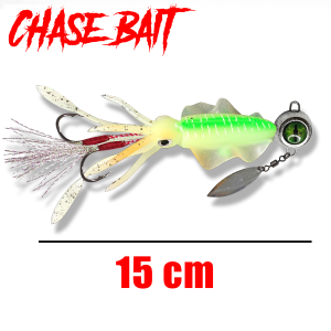 Umpan Pancing Casting Cumi Karet Dengan Timah Pemberat Octopus Skirt GID Bukan Chase Bait Chasebaits