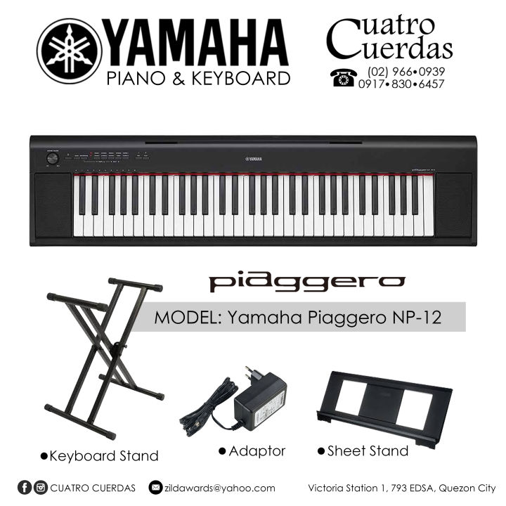 卸売YAMAHA Piaggero NP12 鍵盤楽器