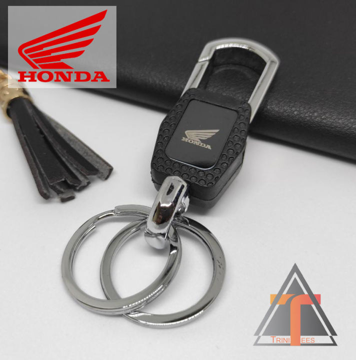 CK-02 HONDA MOTORCYCLE Square Dual Ring Motor Keychain