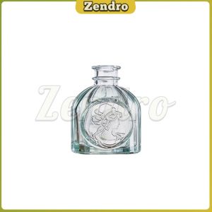 ZEO Vintage Glass Vase Mini Transparent Hydroponic Flower Vase Desktop Home Decor Glass Prop 1Pc