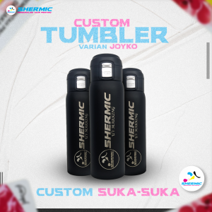 CUSTOM GRAFIR LASER UV MARKING TUMBLER BOTOL MINUM JOYKO SOUVENIR HADIAH KADO